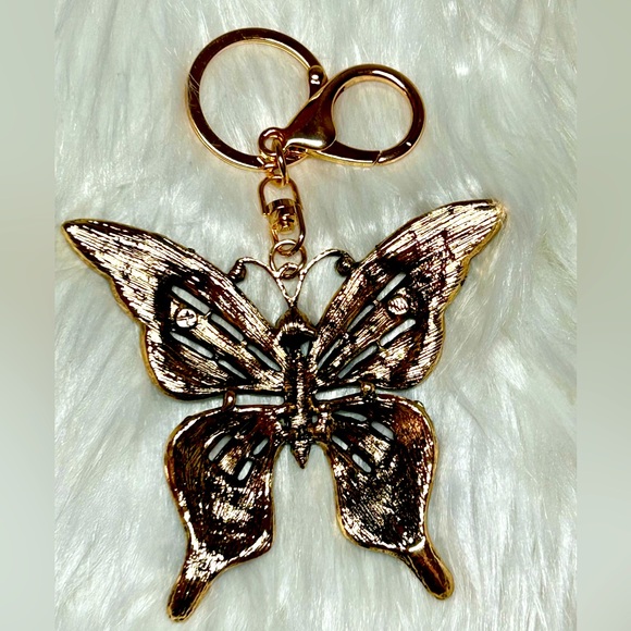 Butterfly Bag Charm Keychain - Picture 3 of 3